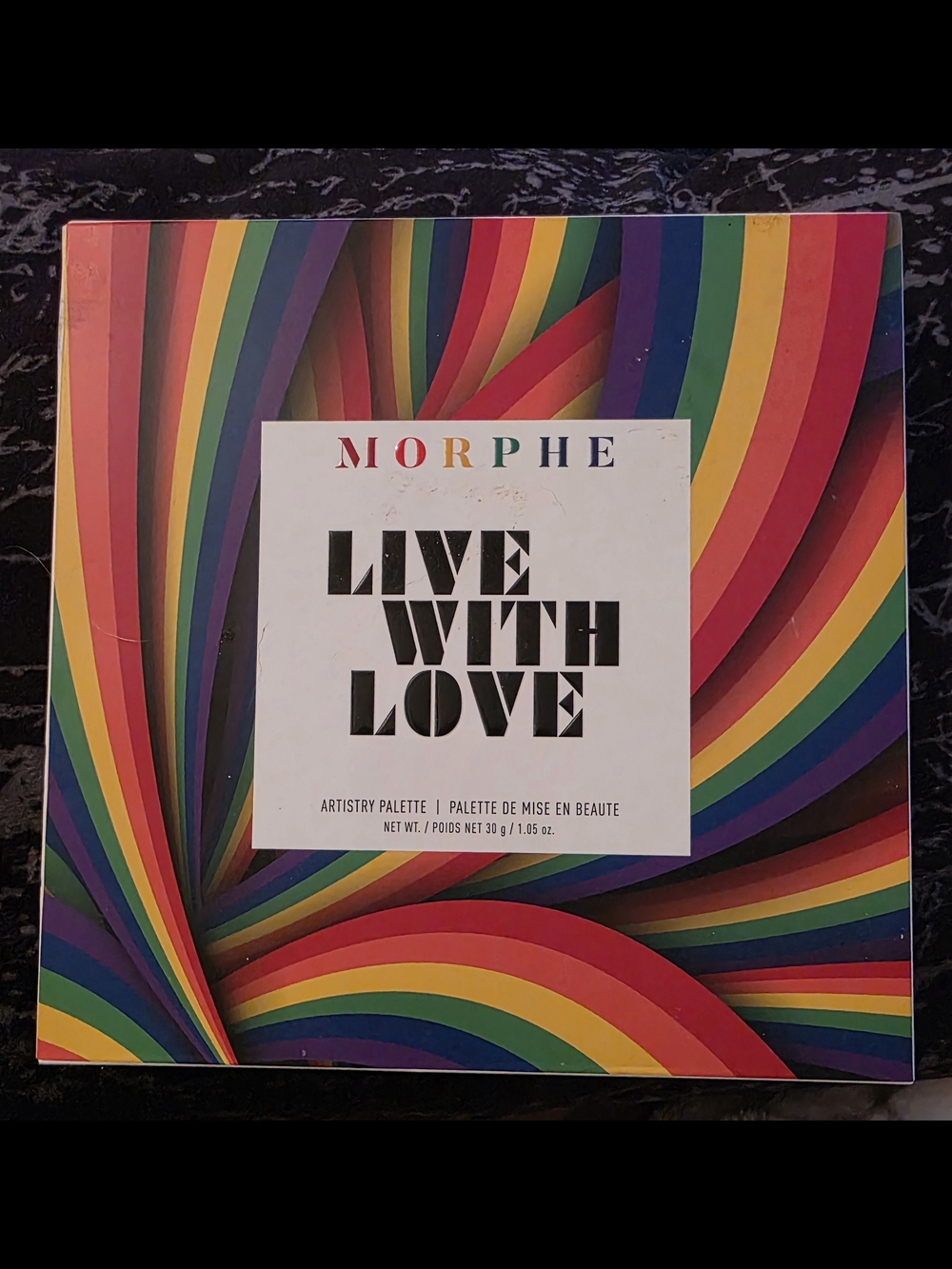 Morphe Live With Love Multicolor Rainbow Palette